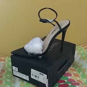 Black clear heel